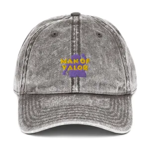 Man of Valor Vintage Cotton Twill Cap