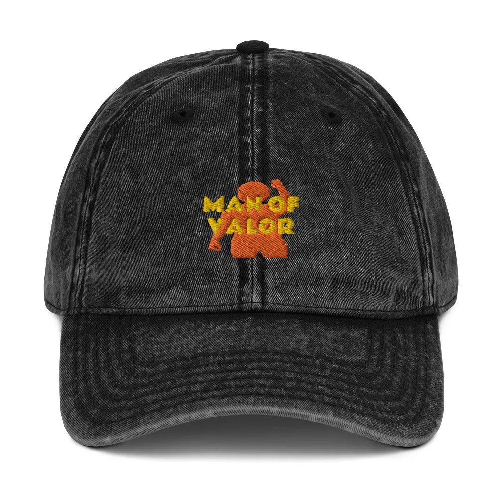 Man of Valor Vintage Cotton Twill Cap