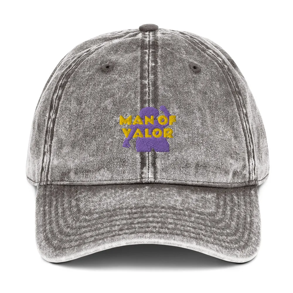 Man of Valor Vintage Cotton Twill Cap