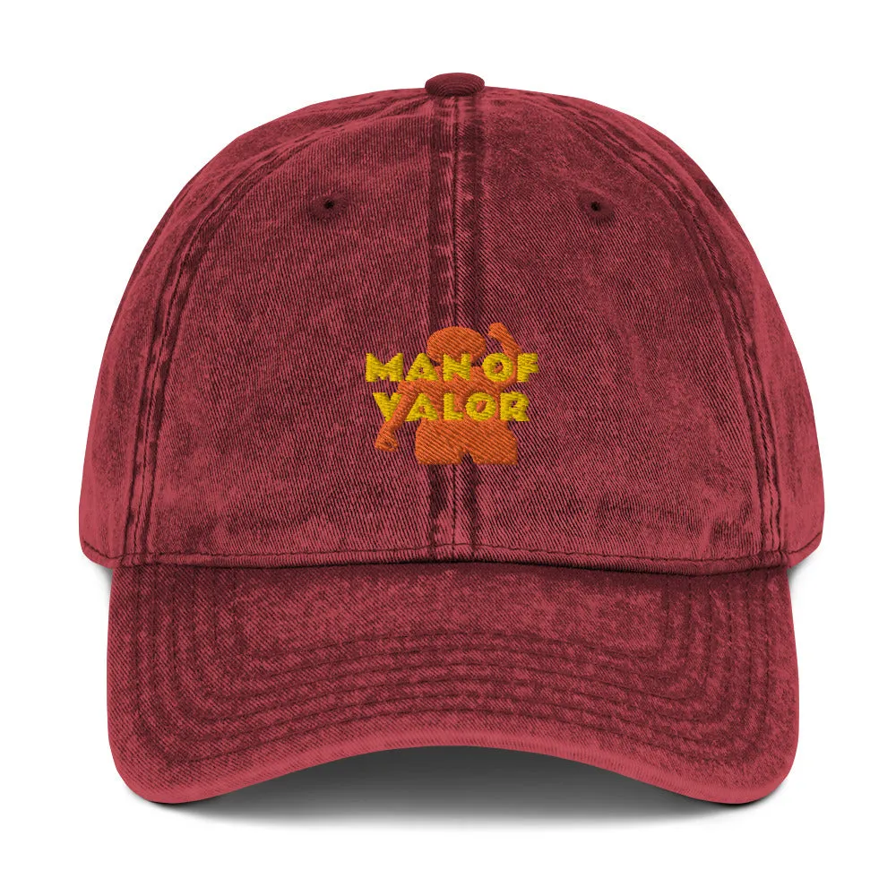 Man of Valor Vintage Cotton Twill Cap