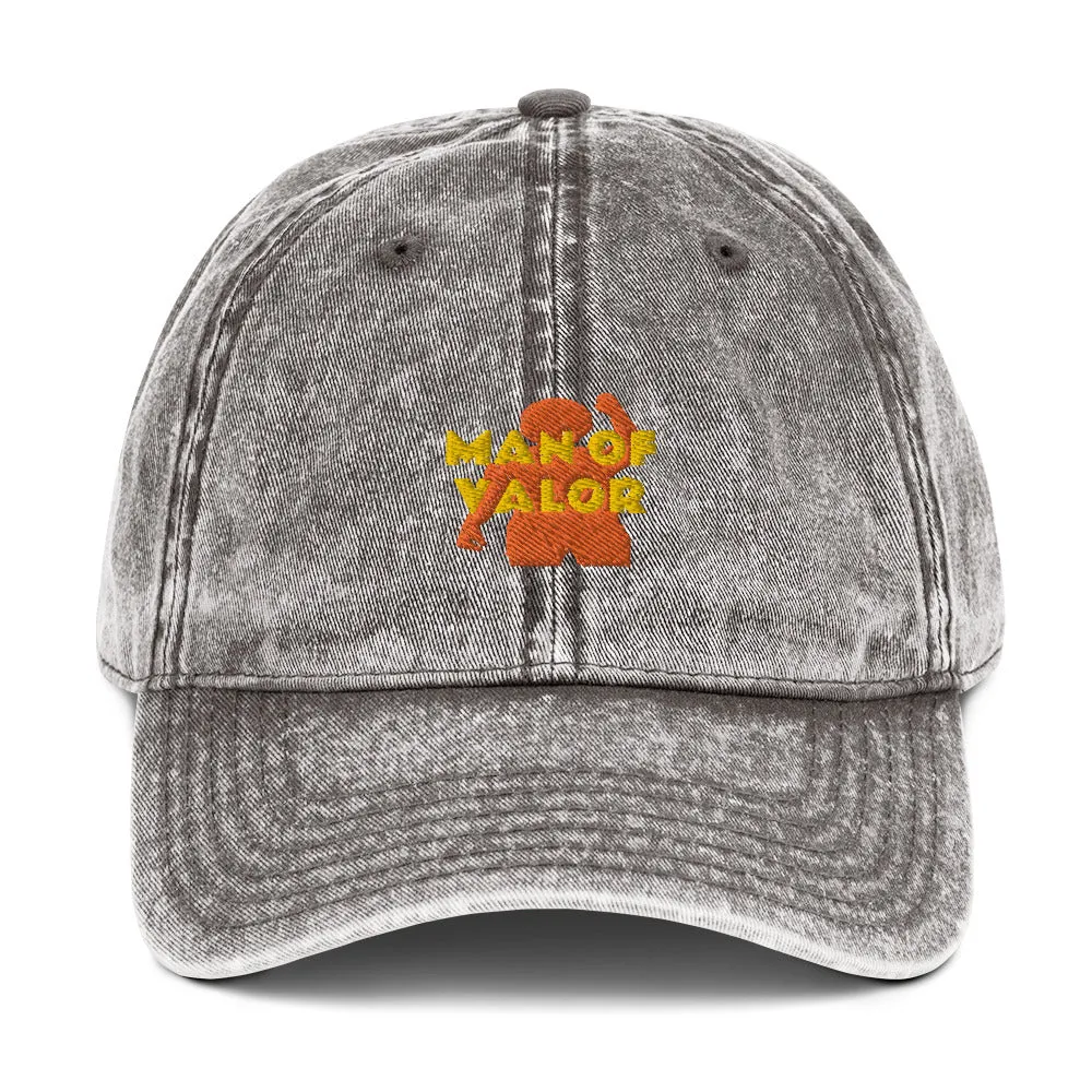 Man of Valor Vintage Cotton Twill Cap