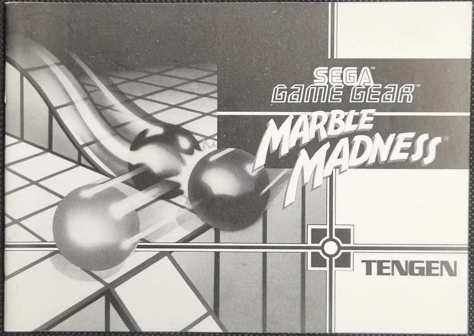 Marble Madness manual