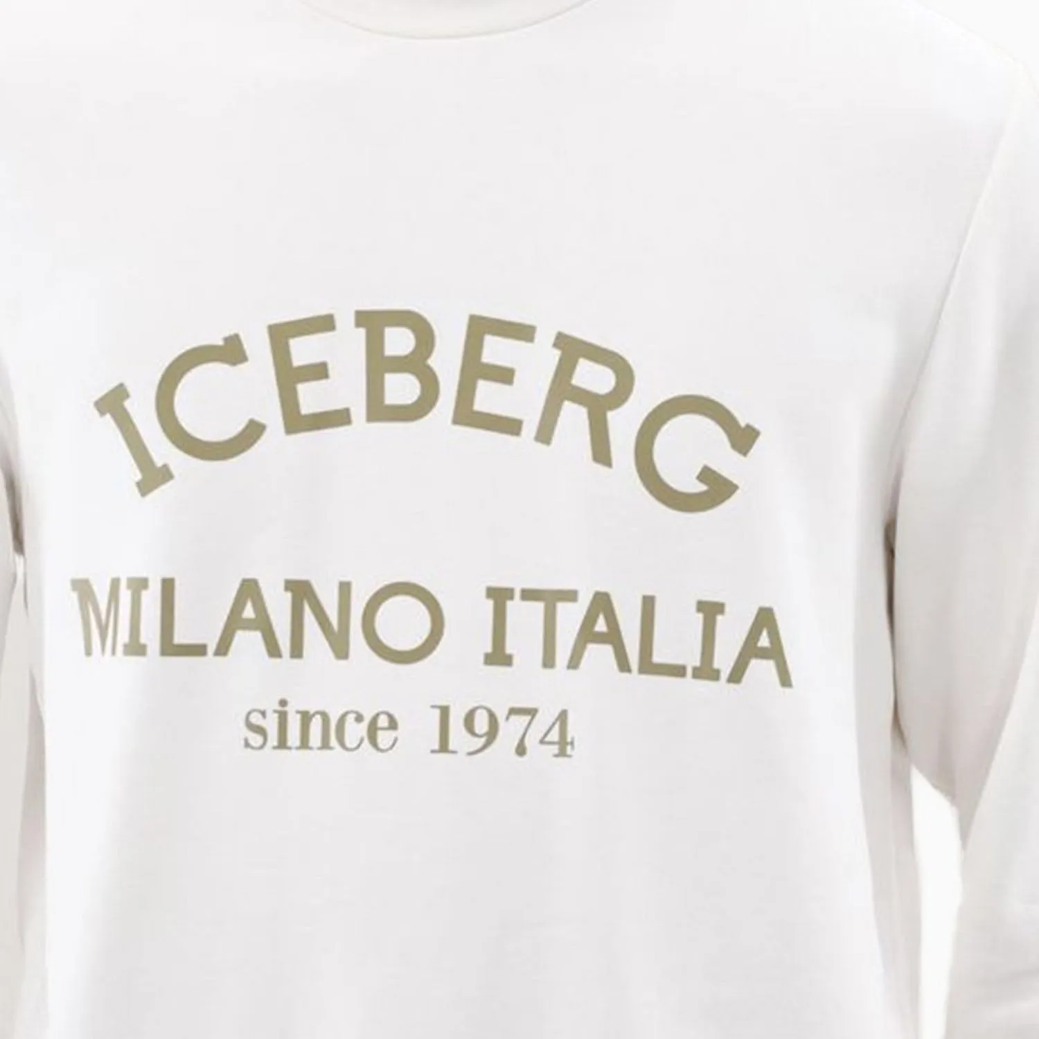 Men's Crew Neck Sweatshirt With Institutional Logo