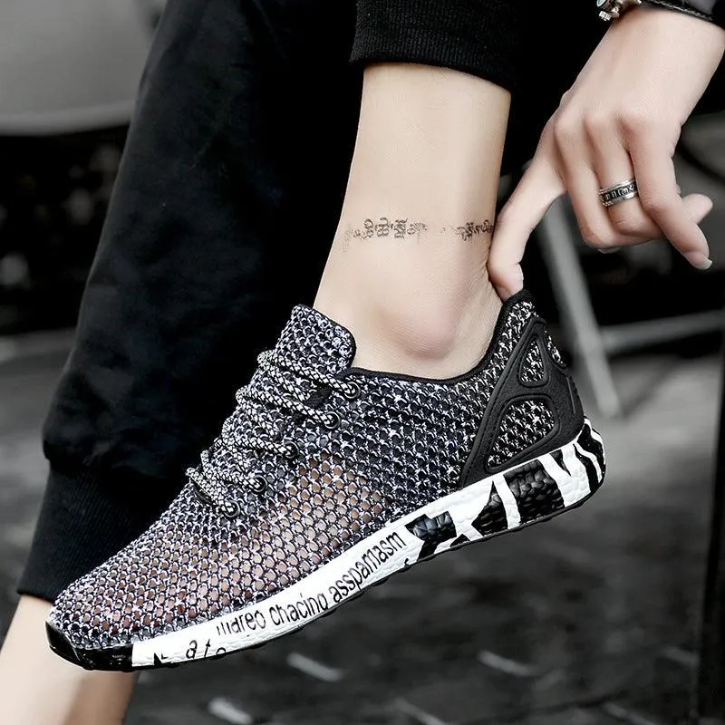Men's Sports And Leisure Breathable Mesh Shoes