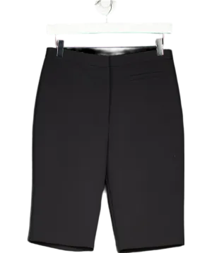 Milly New York Black longline shorts UK 8