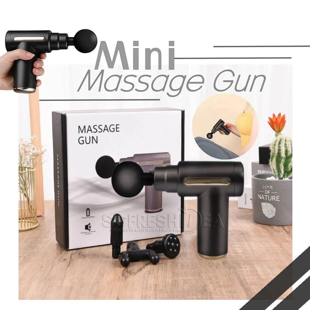 Mini Massage Gun, Handheld 6 Speeds Portable Massage Gun