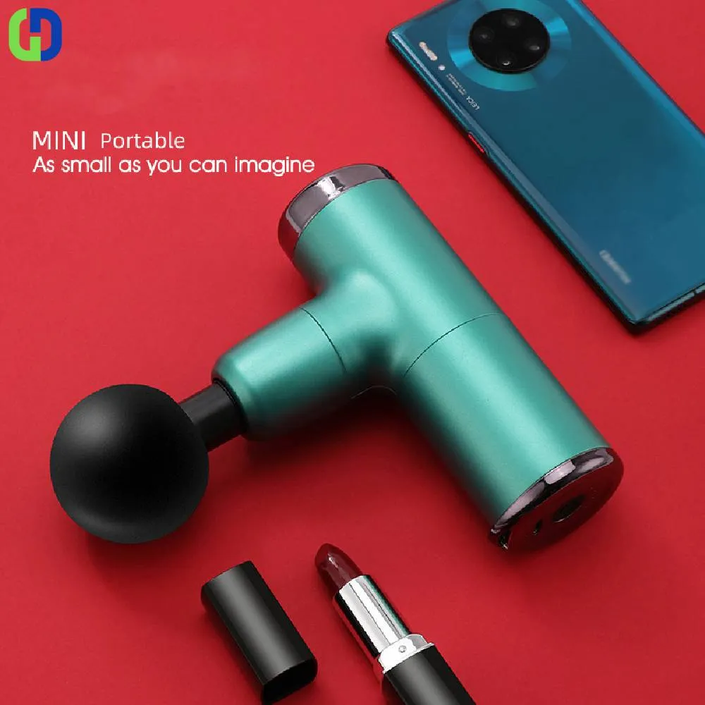 Mini Massage Gun, Handheld 6 Speeds Portable Massage Gun