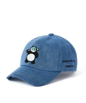 Monster G Golf & Daily Monster Magazine X Tsingtao Character Tao Collaboration Ball Cap Denim