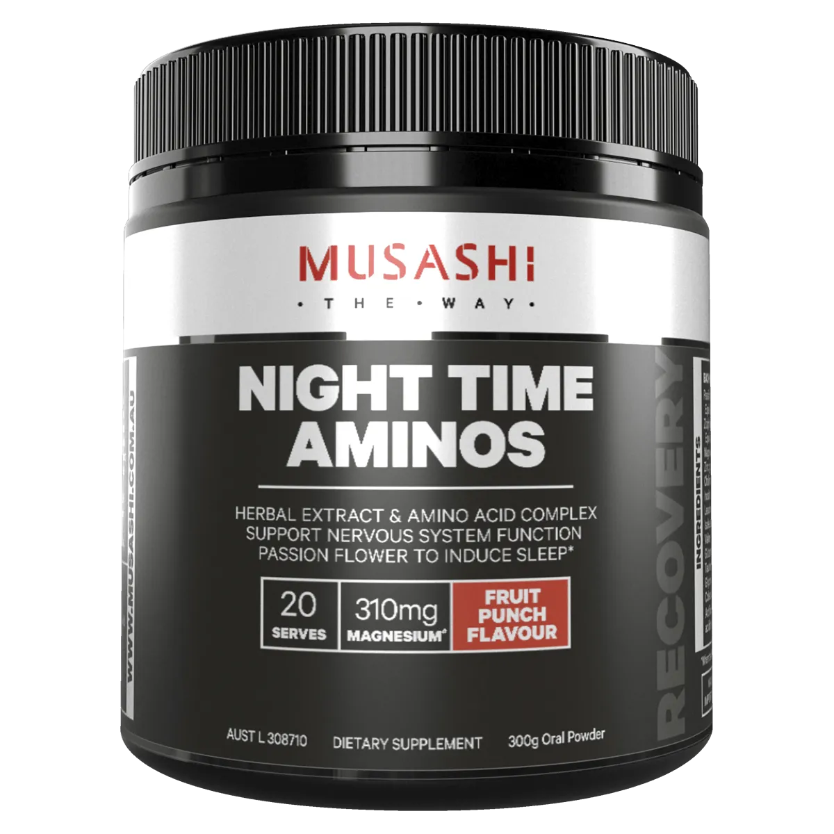 Musashi Night Time Aminos Fruit Punch 300g