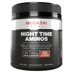 Musashi Night Time Aminos Fruit Punch 300g