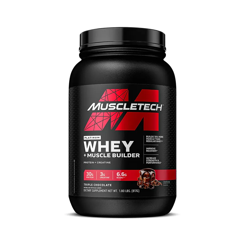 MUSCLETECH PLATINUM WHEY PLUS MUSCLE BUILDER 1.80LB SERV 18