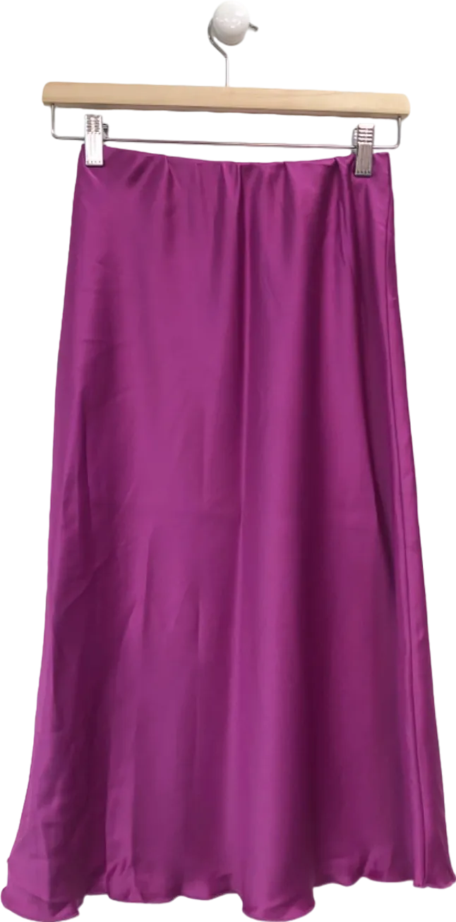 Nanushka Purple Midi Skirt UK XS
