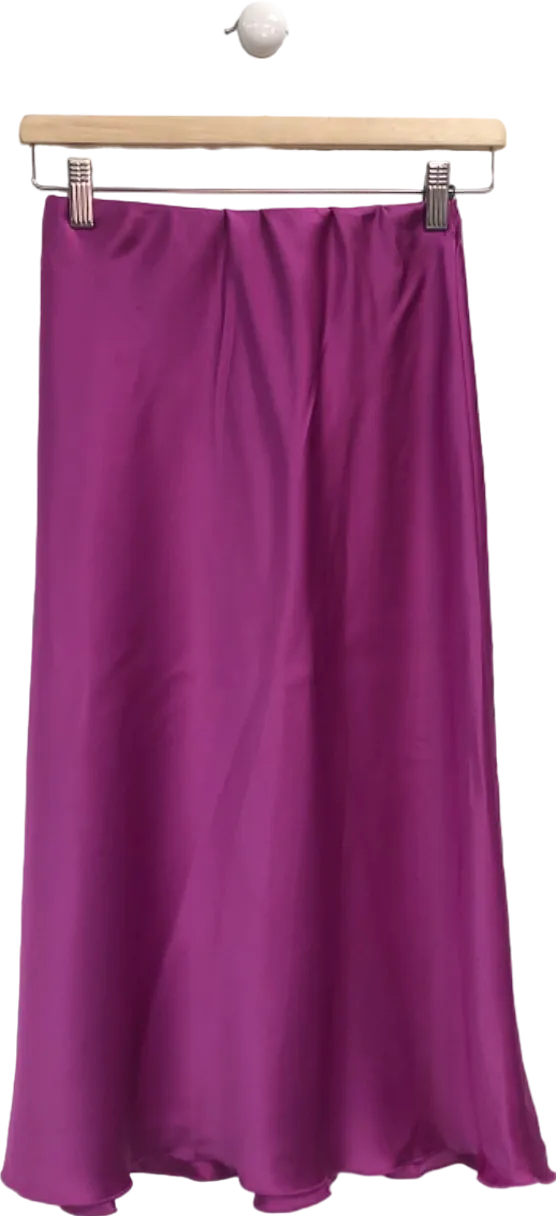 Nanushka Purple Midi Skirt UK XS