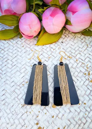 Natasha Earring in Onyx