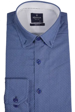Navy Semi-Formal Shirt