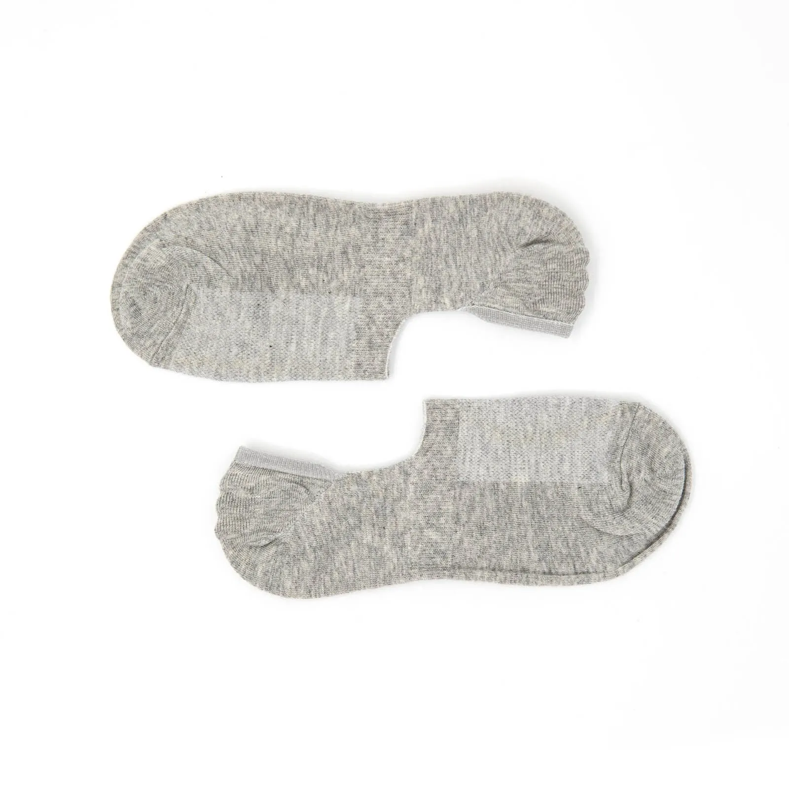 No Show 4 Pairs Non Slip Heel Socks