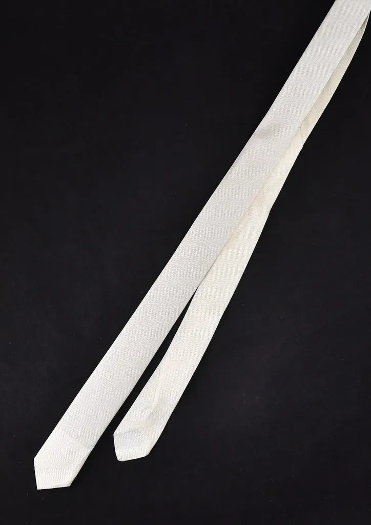 NOS 1960s Textued Cream Tie
