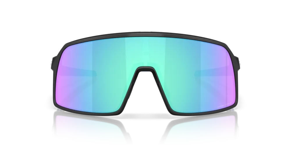 Oakley Sutro S Fathom Collection Sport Sunglasses (Matte Black/Prizm Sapphire)