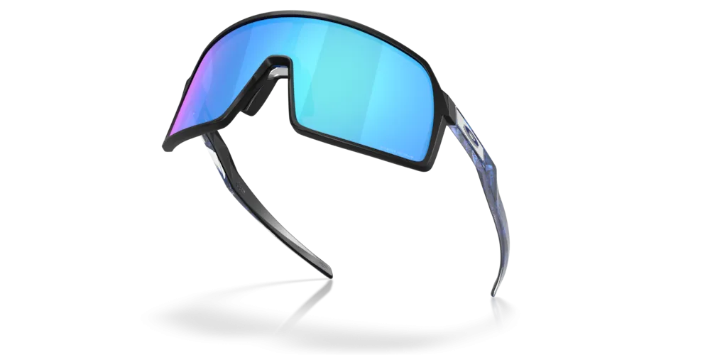 Oakley Sutro S Fathom Collection Sport Sunglasses (Matte Black/Prizm Sapphire)