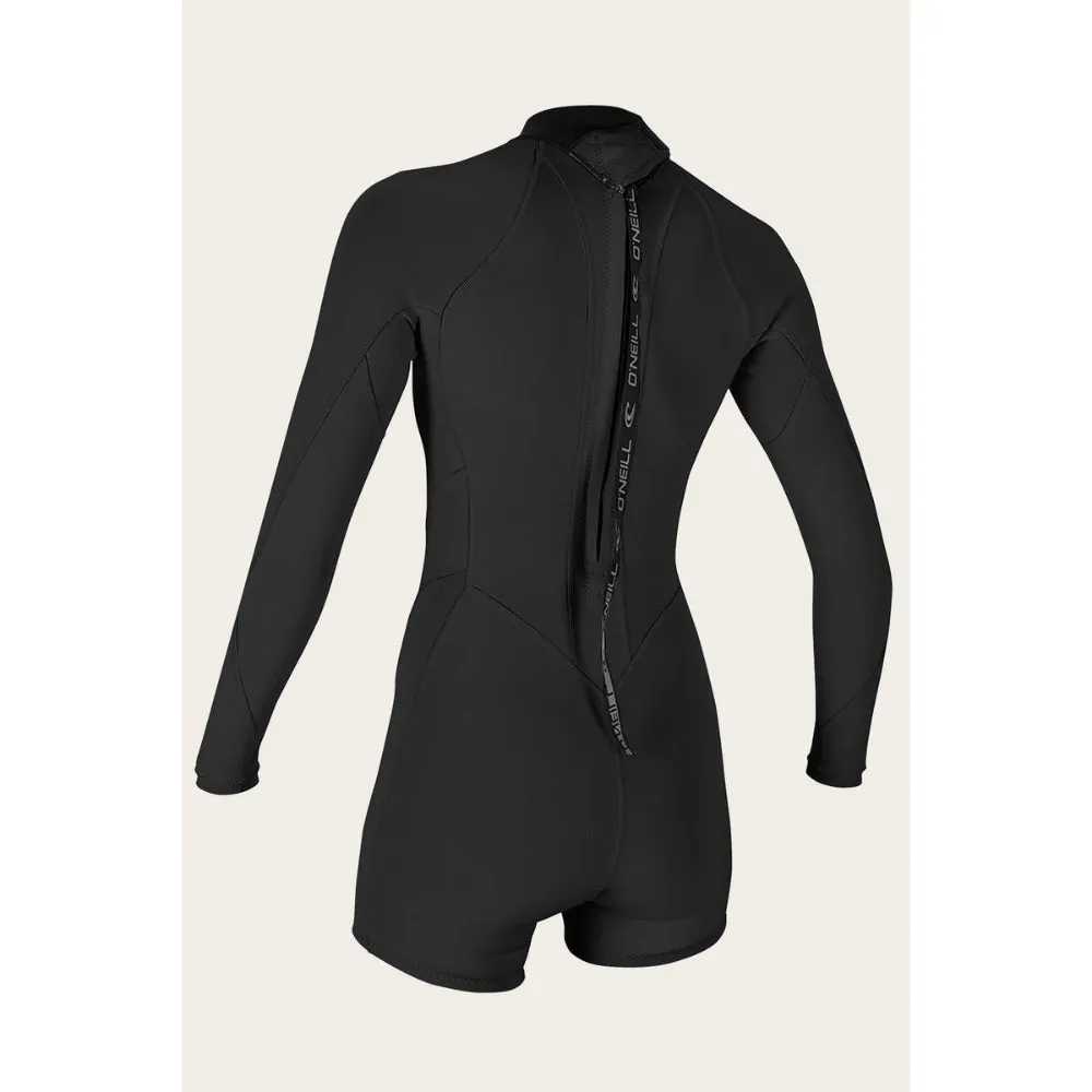 O'NEILL WMS BAHIA 2/1MM BACK ZIP BLACK