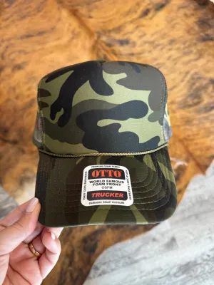 Otto Dark Camo Trucker Hat
