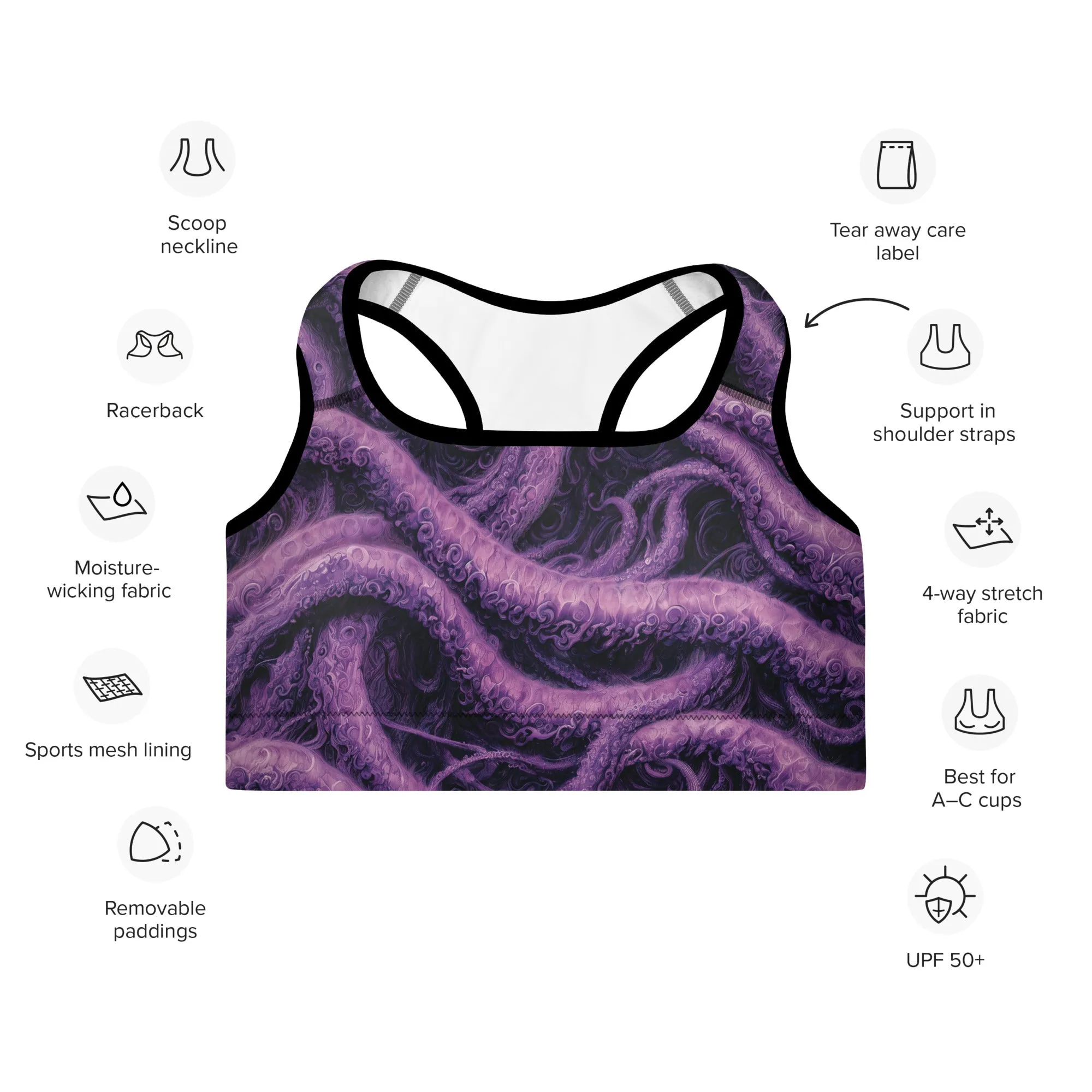 Padded Sports Bra - Void Reach