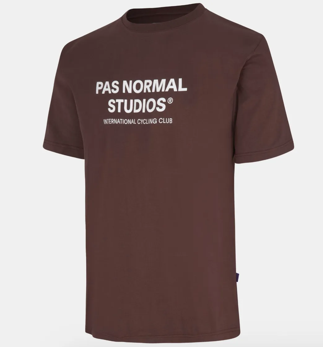 Pas Normal Studios - Off-Race T-Shirt - Deep Brown