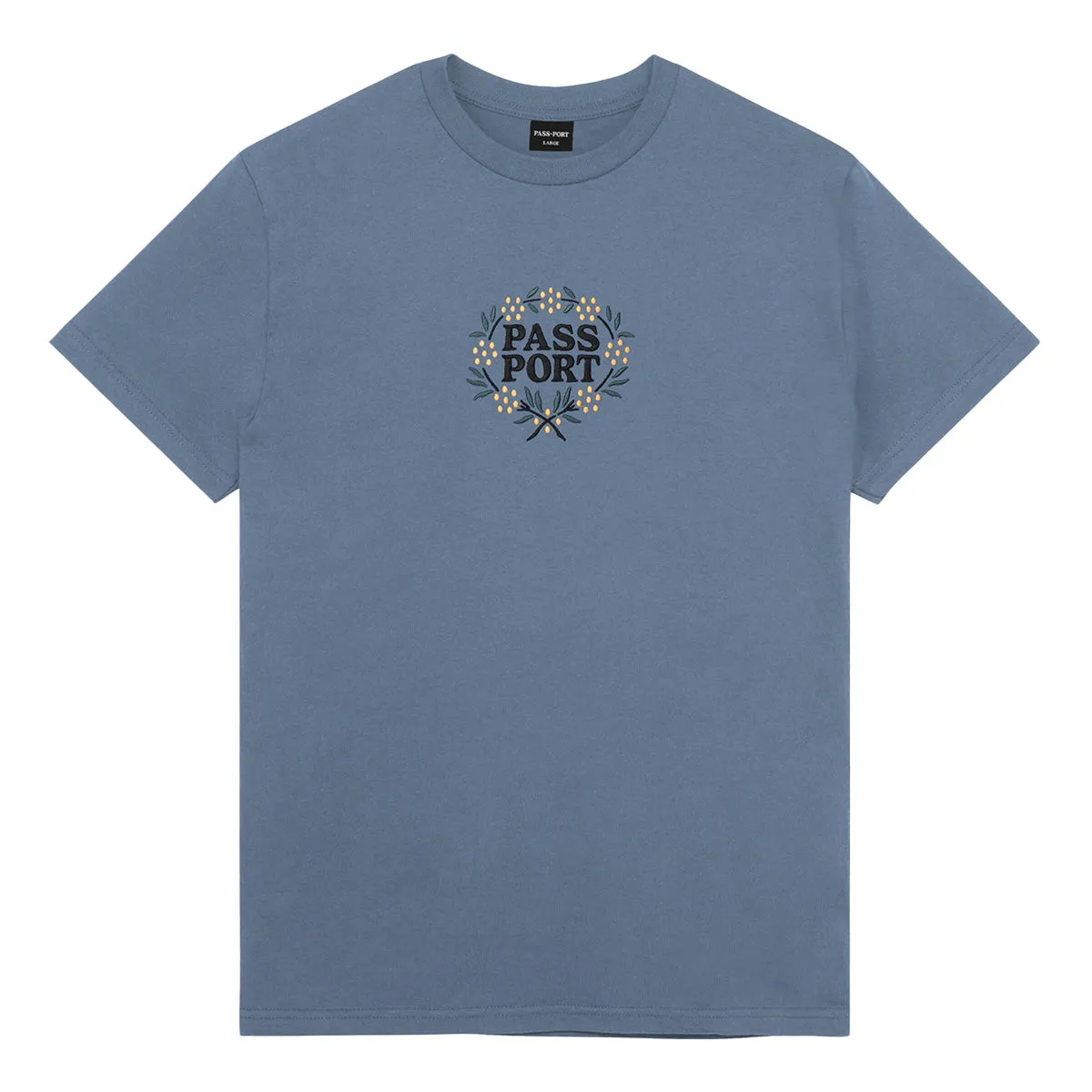 Pass~Port - Wattle Tee Stonewash Blue