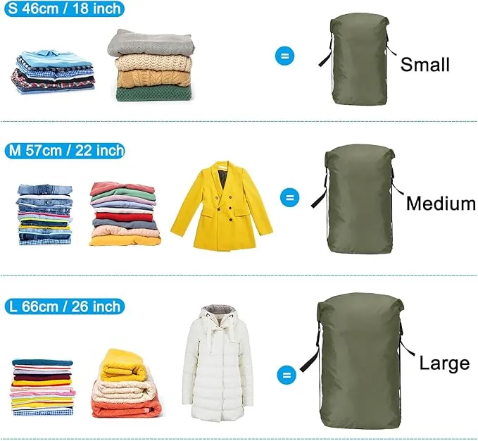 PATIKIL Compression Stuff Sack, Waterproof Sleeping Bag Storage Sack for Backpacking Camping