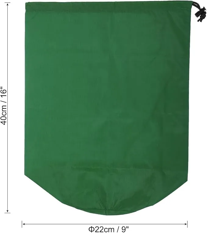 PATIKIL Stuff Sack, Waterproof Outdoor Storage Sack Portable Drawstring Dust Flap Bag for Backpacking