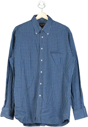 Paul & Shark Blue Checked Shirt UK XL