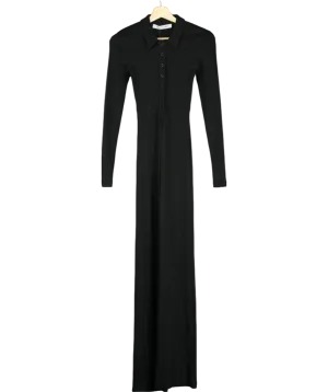 Peachy Den Black The June Jumpsuit UK XS