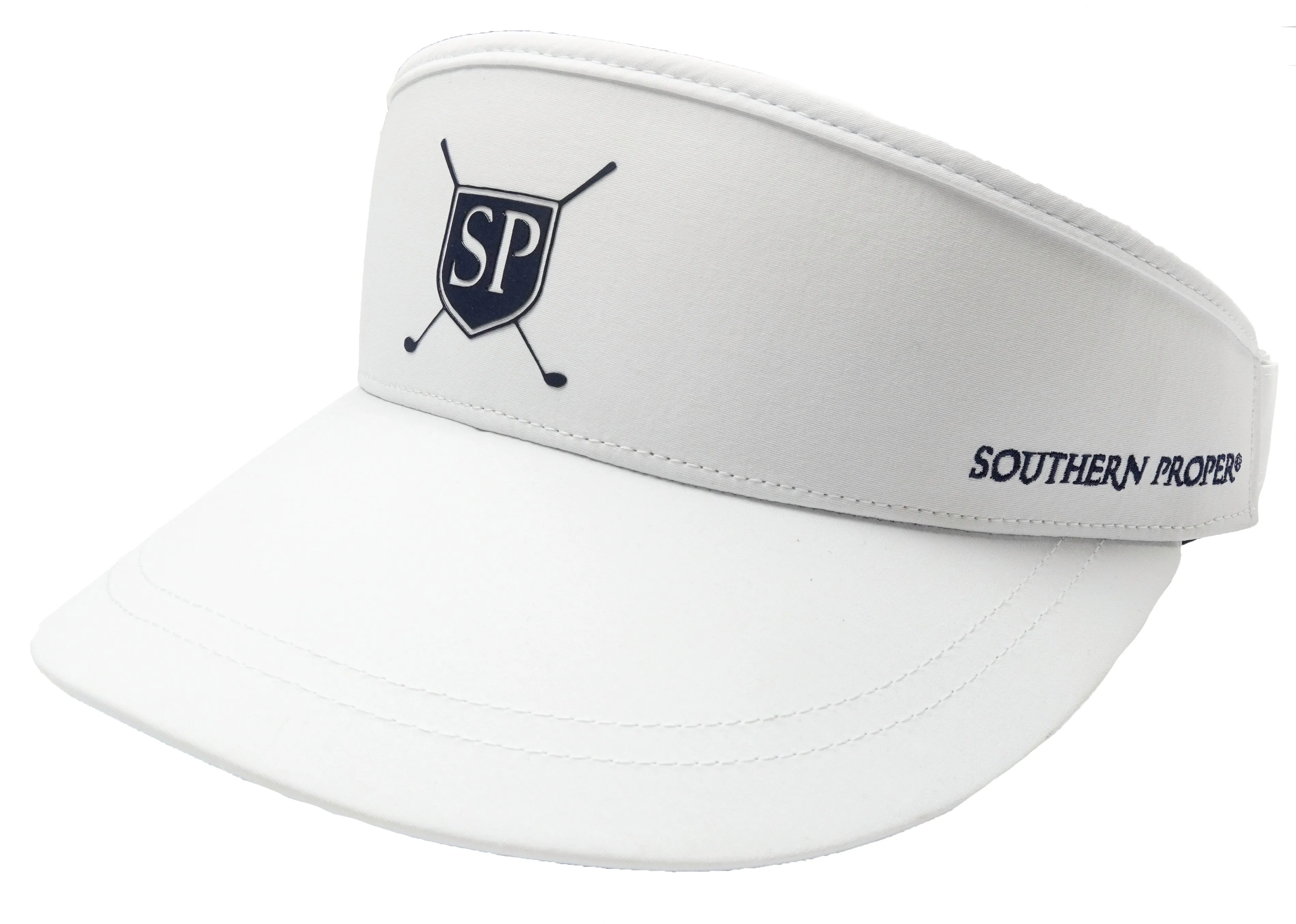 Performance Visor: White / Patriot Blue