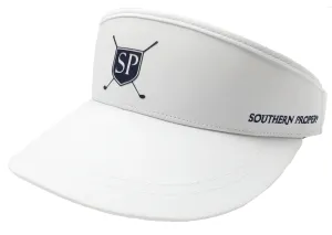 Performance Visor: White / Patriot Blue