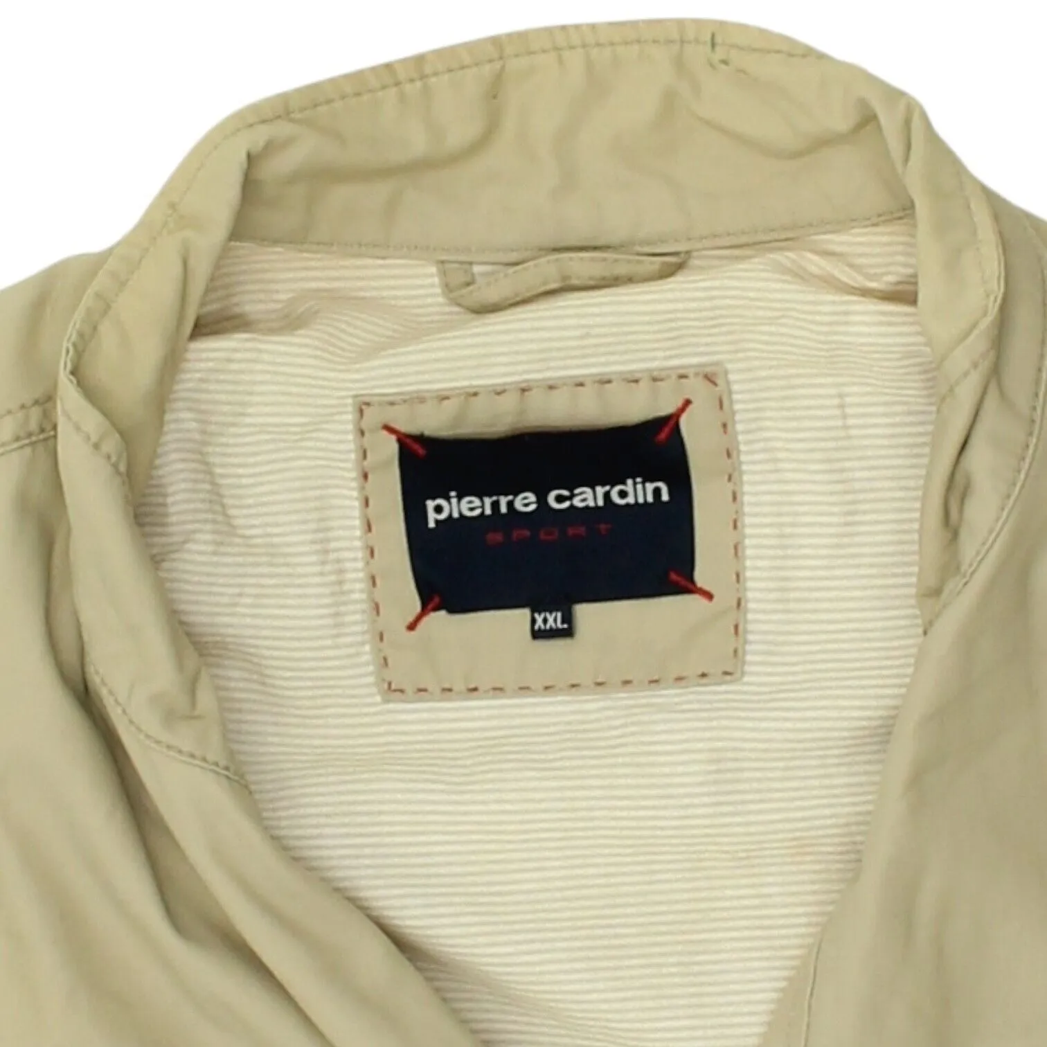 Pierre Cardin Mens Beige Bomber Jacket | Vintage High End Designer VTG