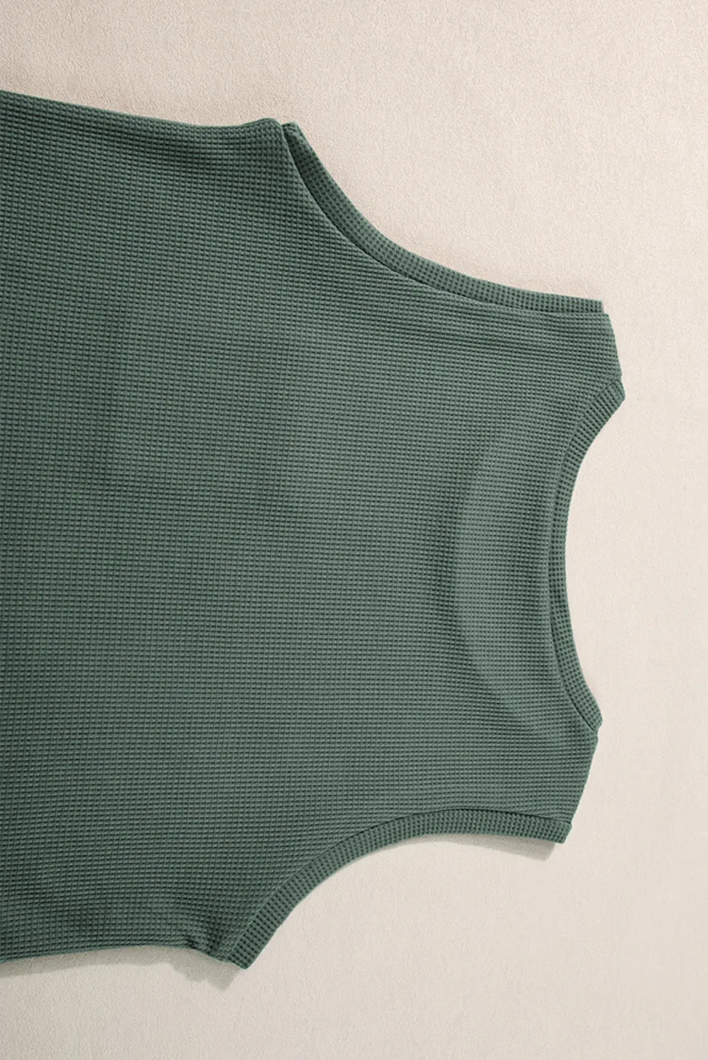 Pocket Tank and Drawstring Shorts Set