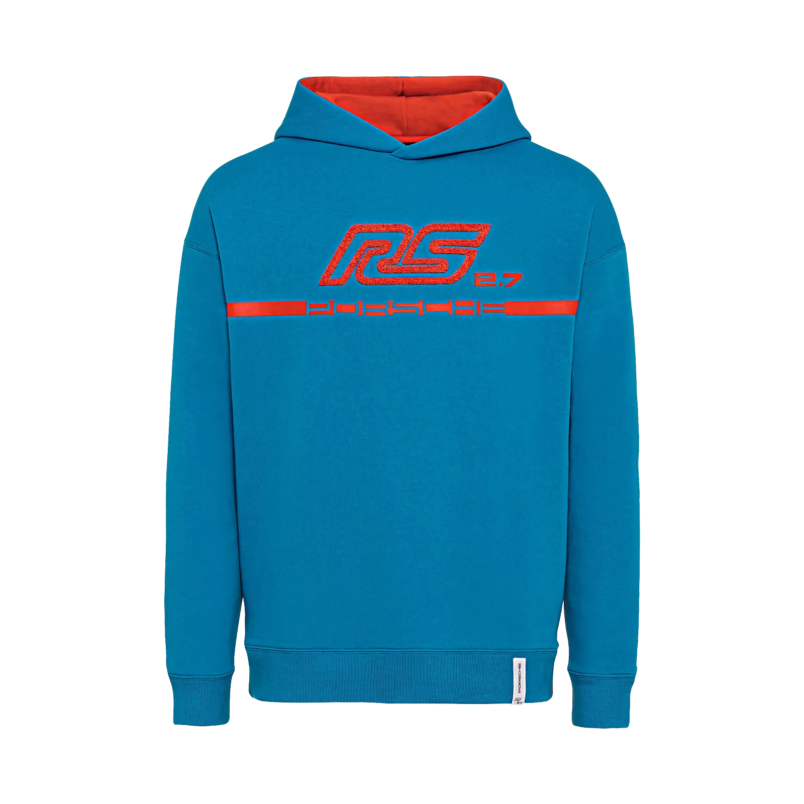 Porsche Men's Hoodie, Blue & Orange - RS 2.7