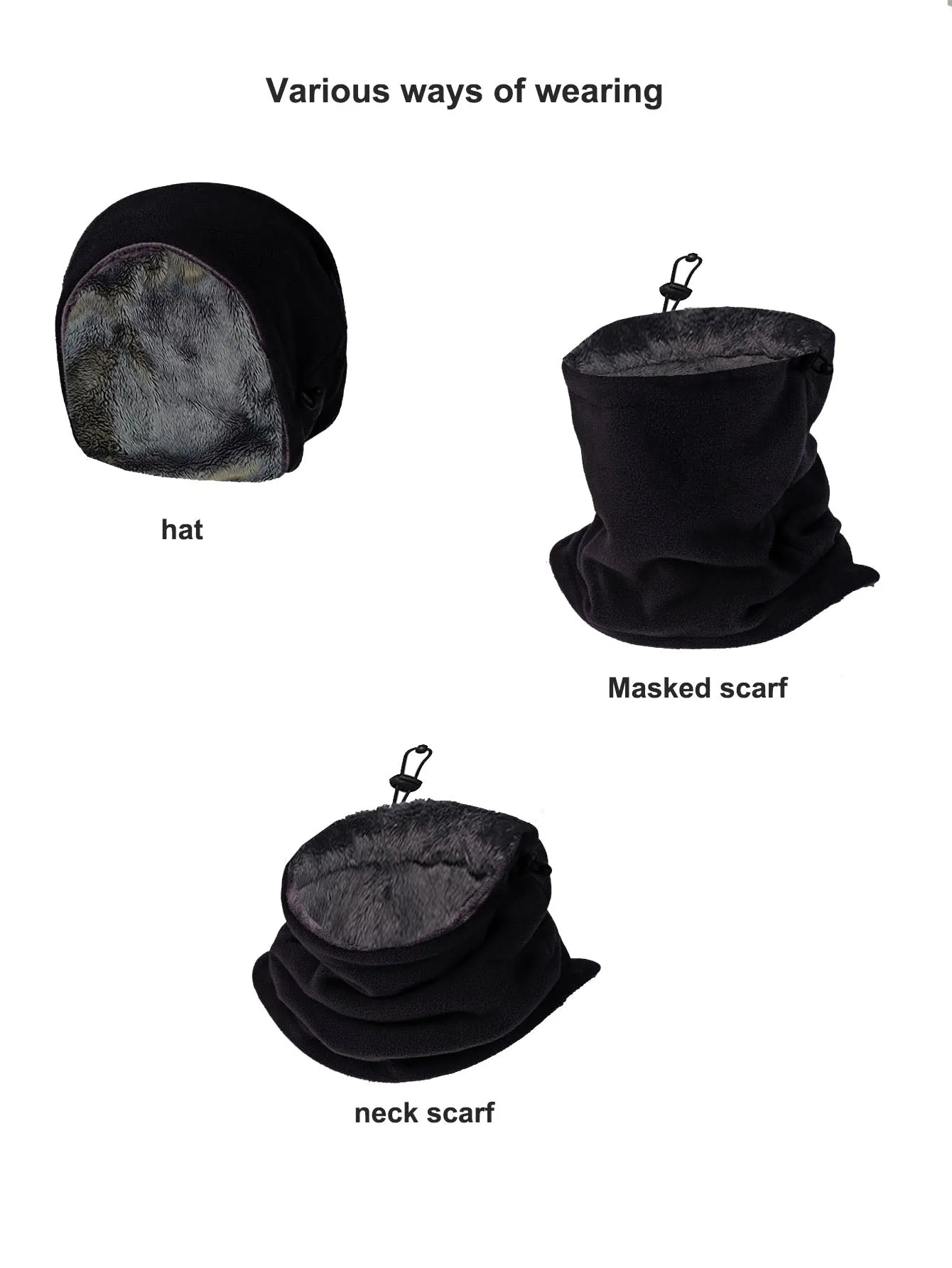 Premium Winter Face Mask for Men and Women – Windproof, Warm Neck Gaiter, Breathable Fleece Balaclava for Outdoor Sports, Cycling, Hiking, Skiing, and Motorcycling