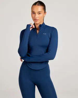 ProForm Curved 1/4 Zip - Navy