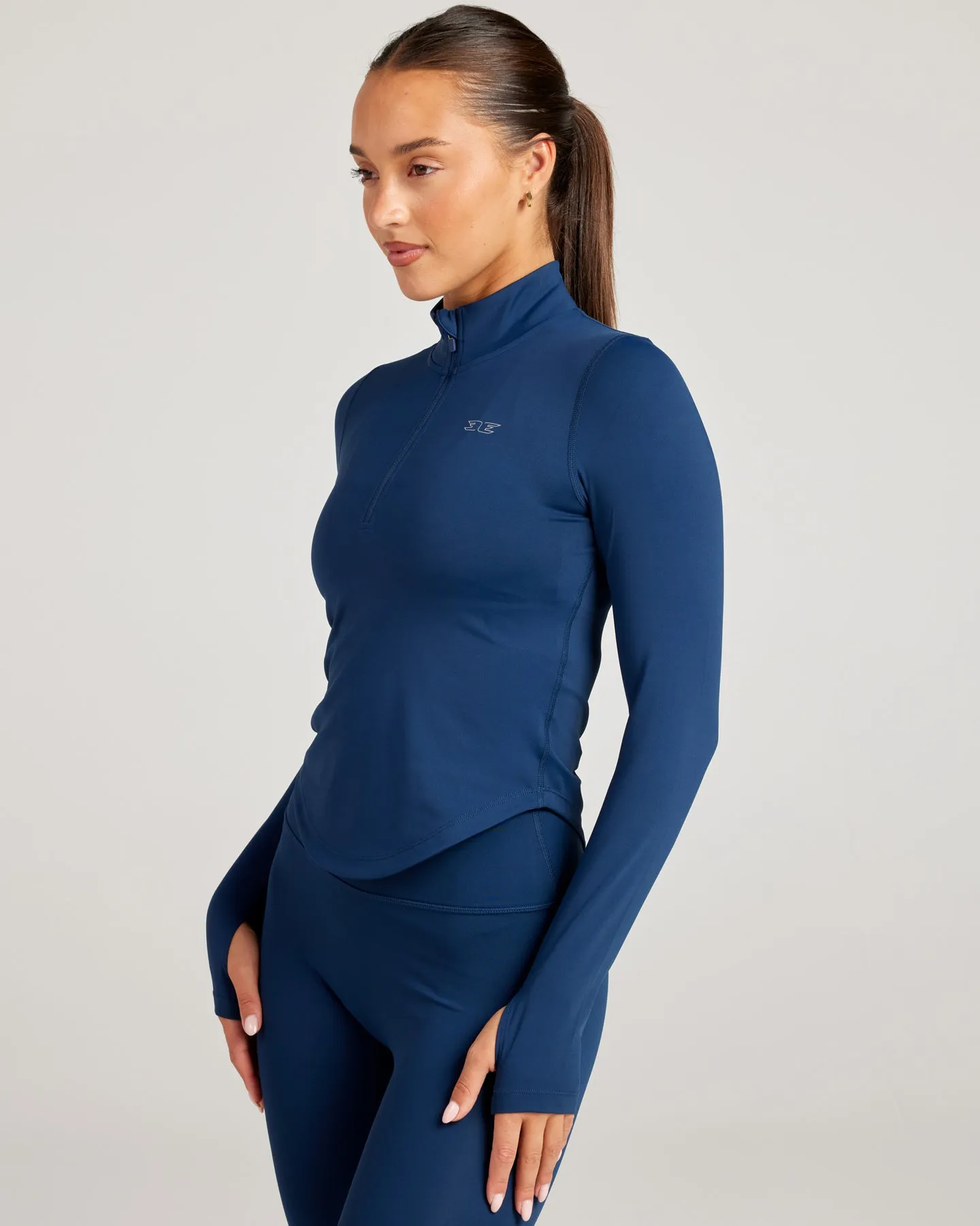 ProForm Curved 1/4 Zip - Navy