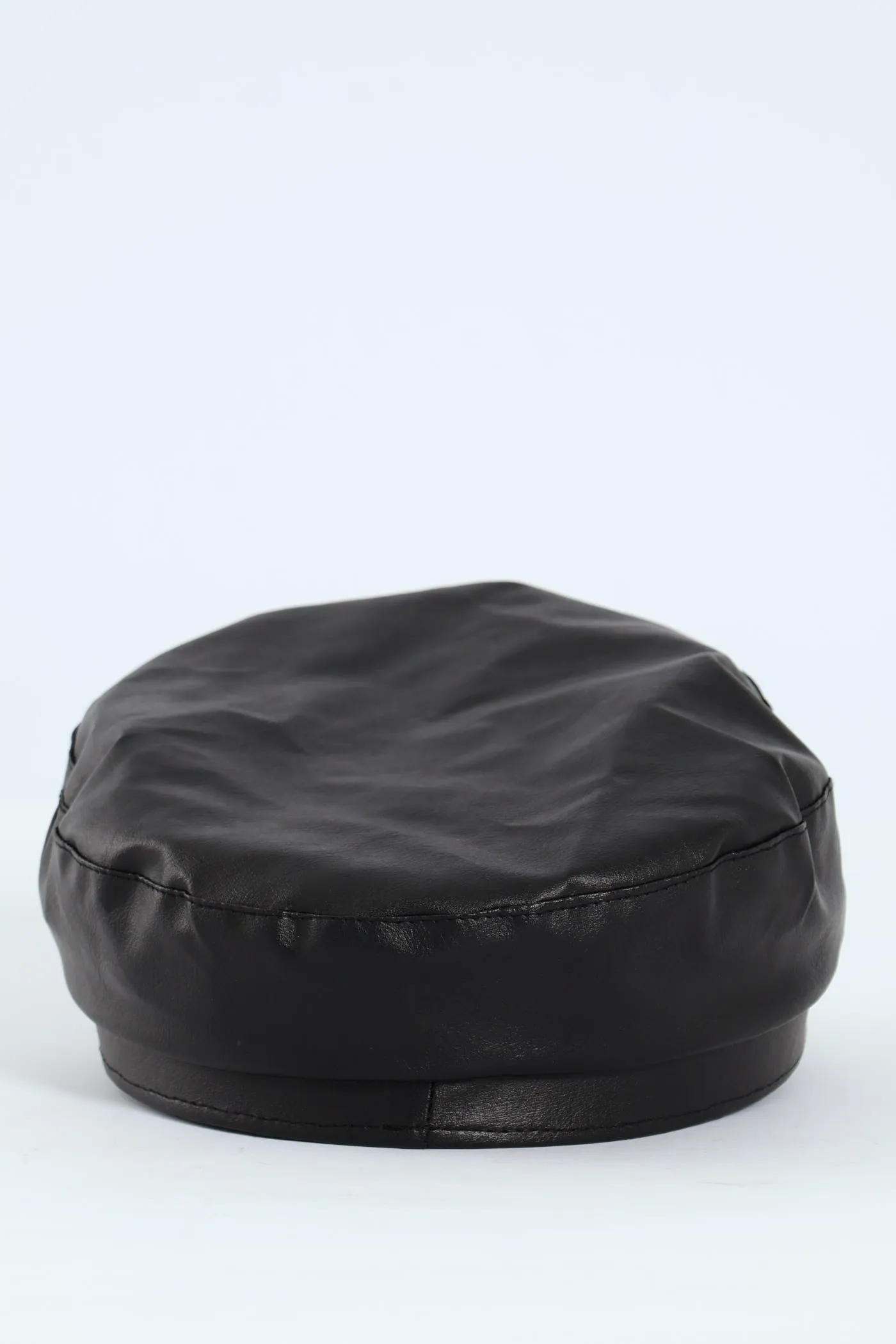 Pu Bakerboy Hat - Black