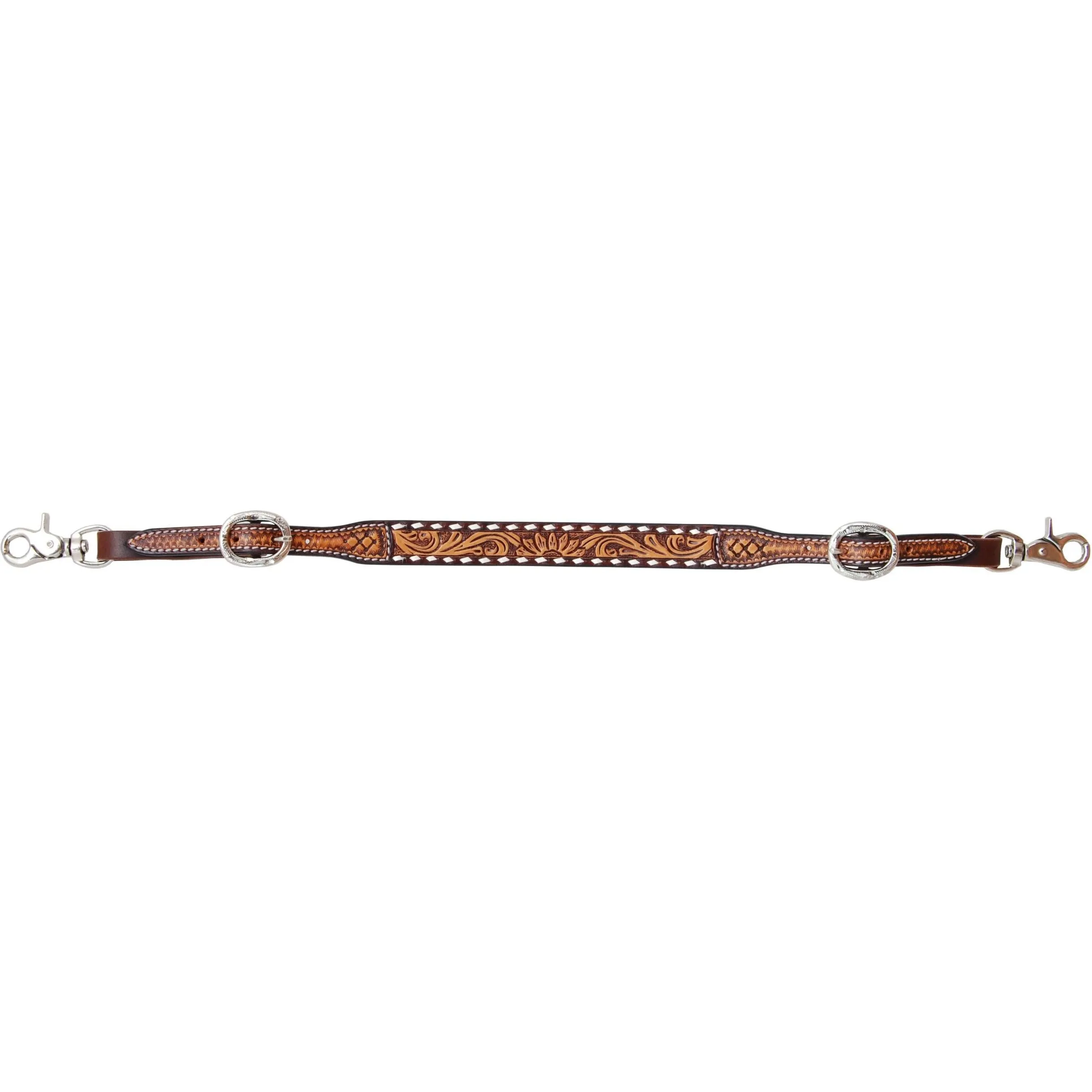 Rafter T Ranch Tooled Sunflower Collection Wither Strap