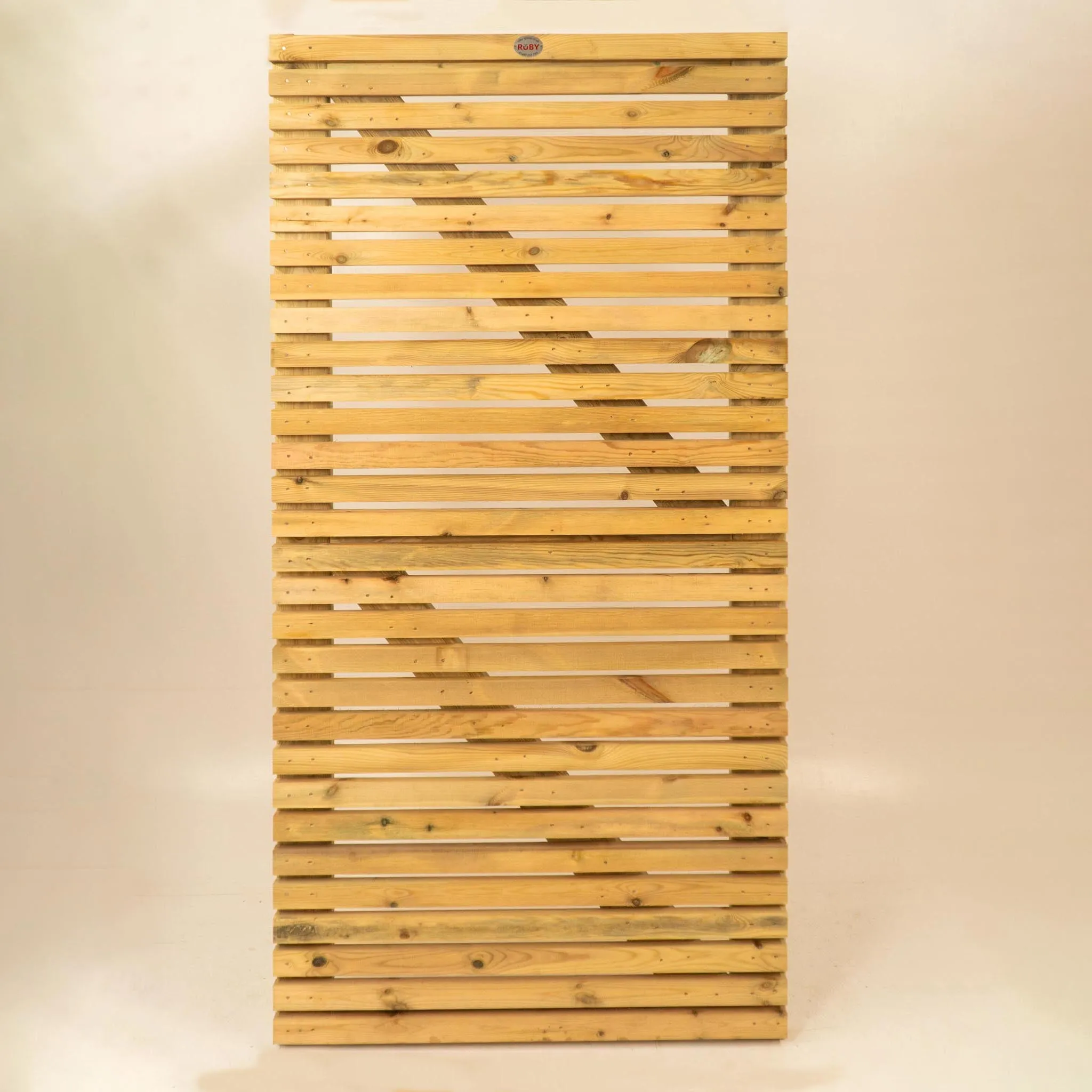 Redwood Slatted Gate Single