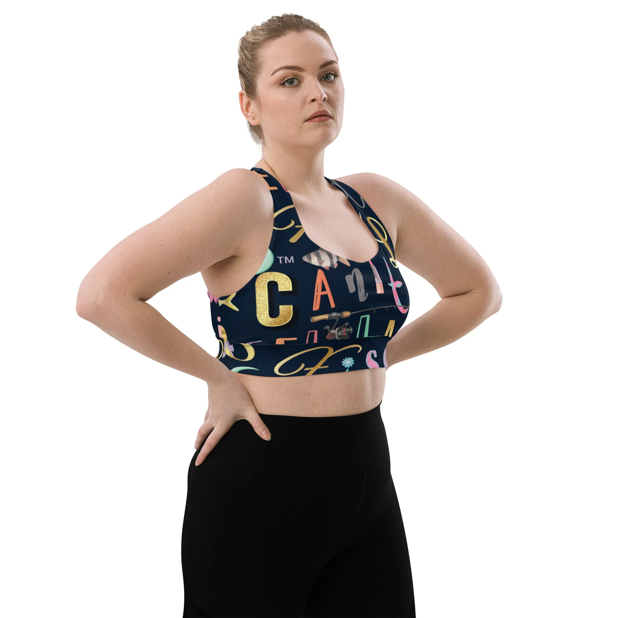 Reel Ladies Fish sports bra