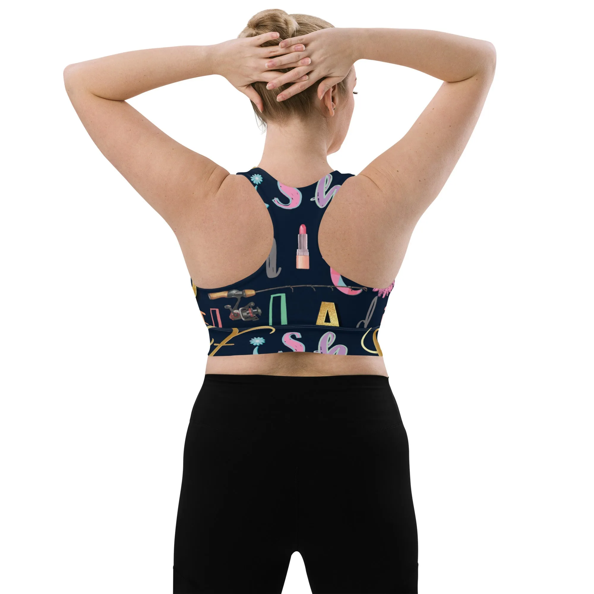 Reel Ladies Fish sports bra
