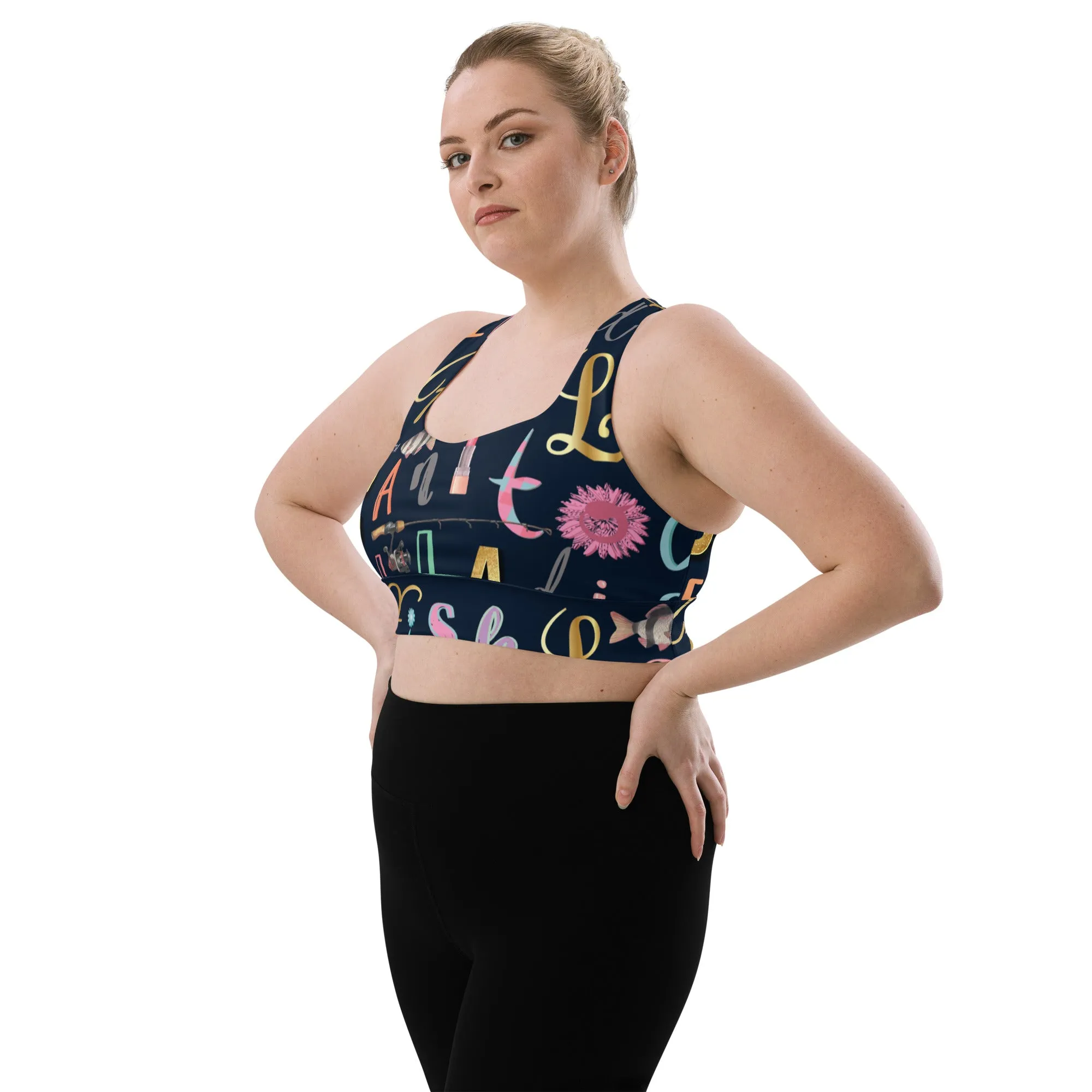 Reel Ladies Fish sports bra