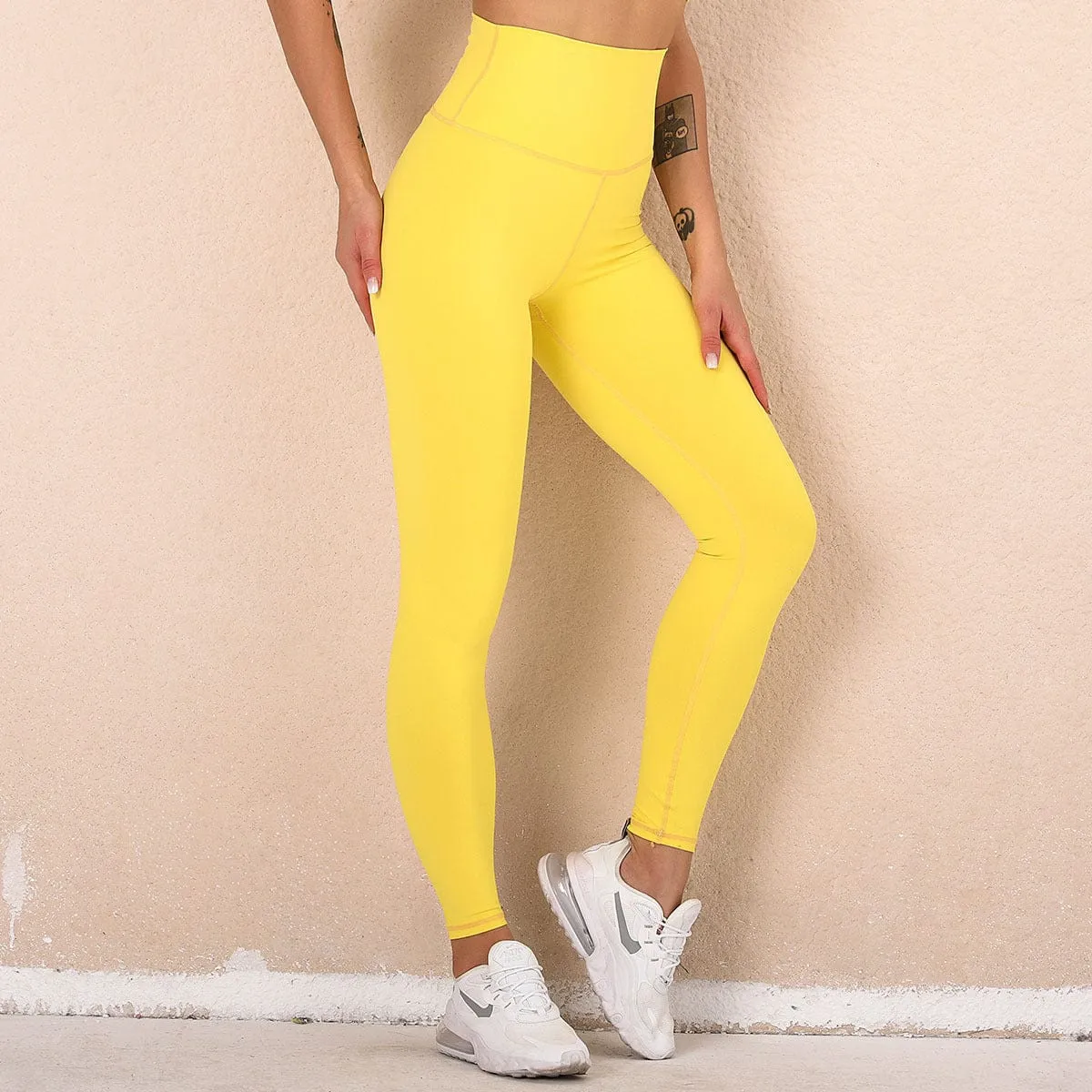 Ribbon Seamless Sports Leggings