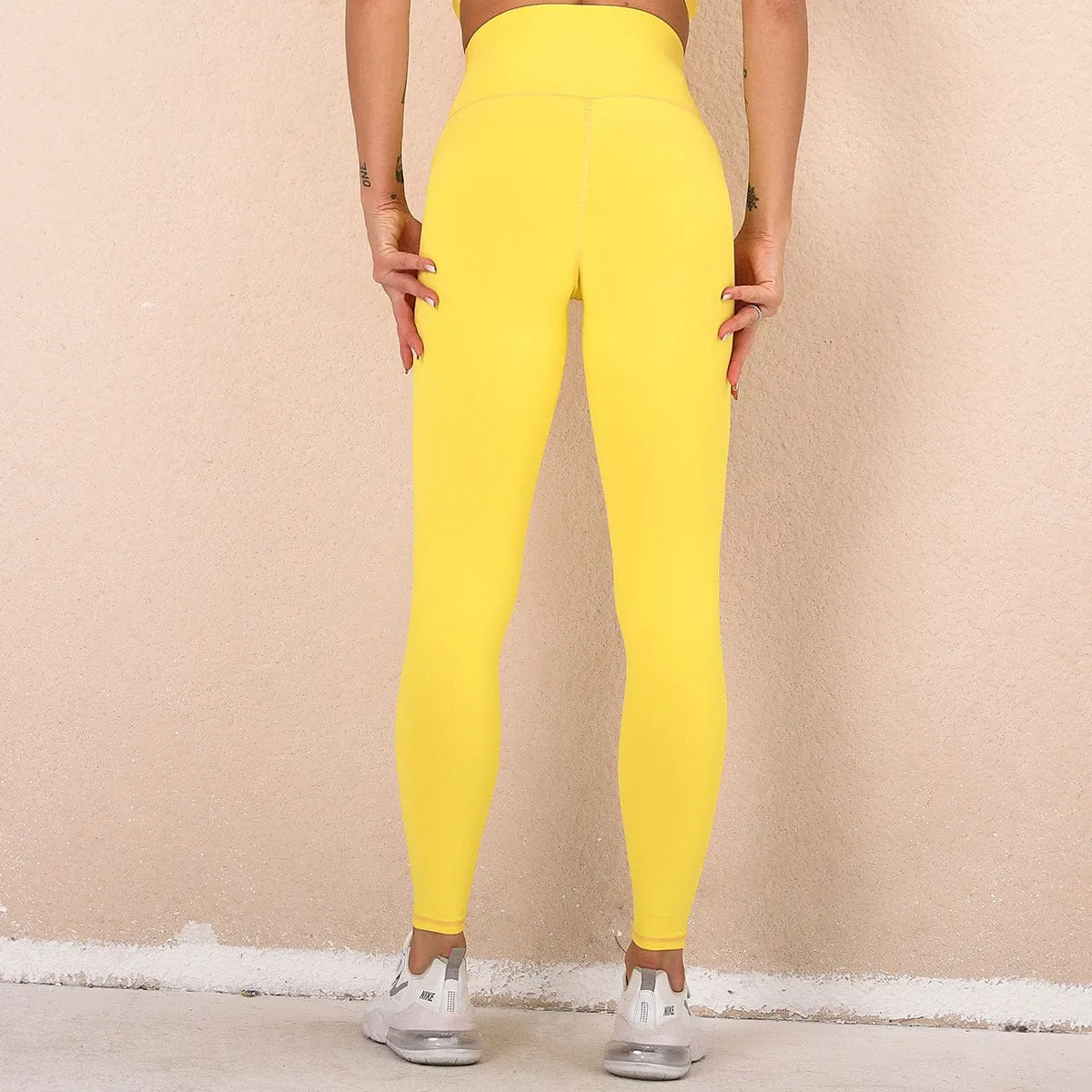 Ribbon Seamless Sports Leggings