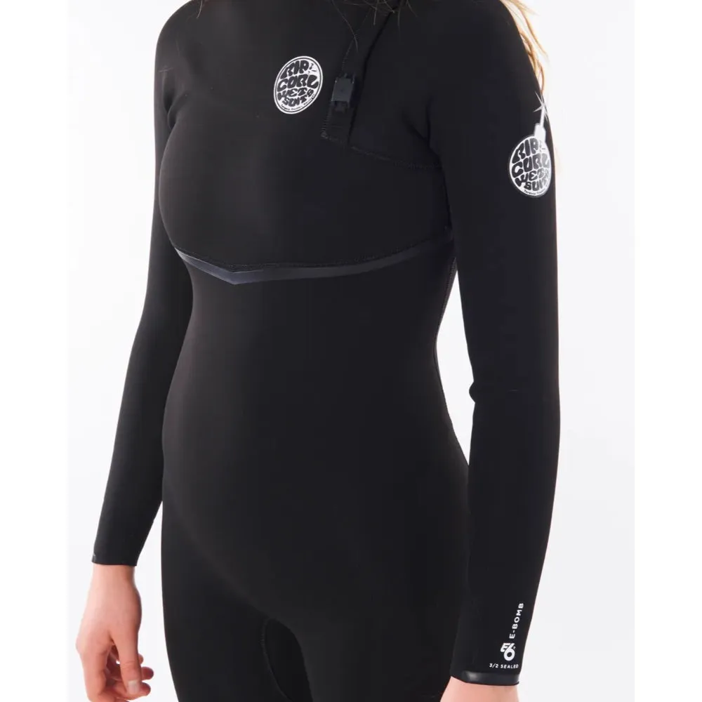 RIP CURL WMS E-BOMB 3/2 ZIP FREE BLACK