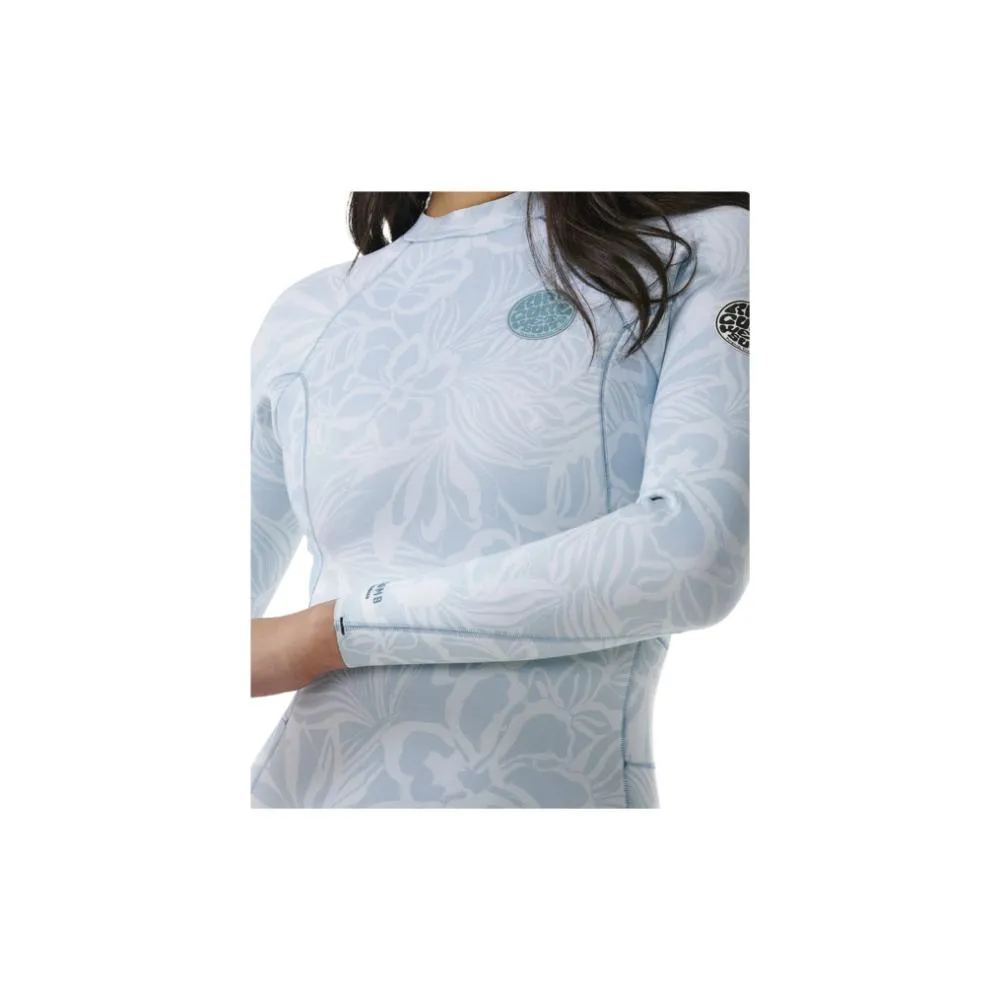 RIP CURL WMS G-BOMB BOYLEG 1MM BACK ZIP BLUE